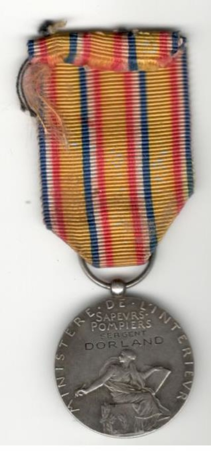 Médaille Des Sapeurs Pompiers - Circa 1960 - Attribuée - Pompiers
