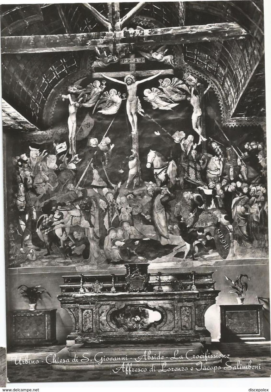 Y3157 Urbino - Chiesa Di San Giovanni - Abside - La Crocifissione - Affresco Di Lorenzo E Jacopo Salimbeni - Urbino
