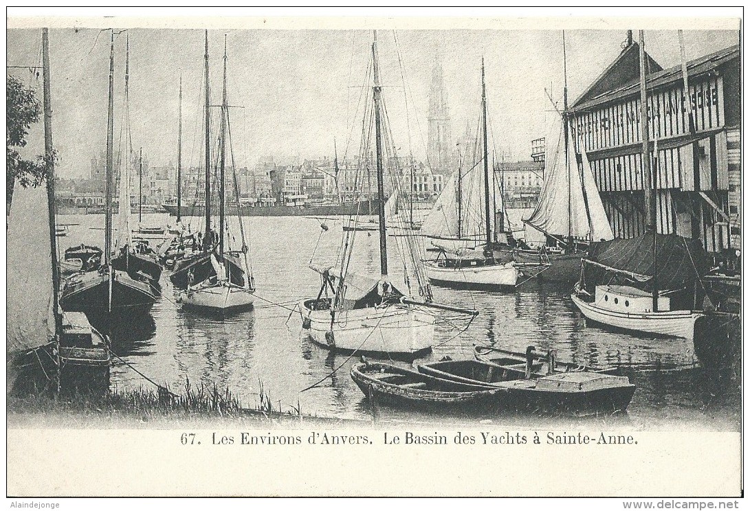 Antwerpen Les Environs D' Anvers. Le Bassin Des Yachts à Sainte-Anne. - Berlaar
