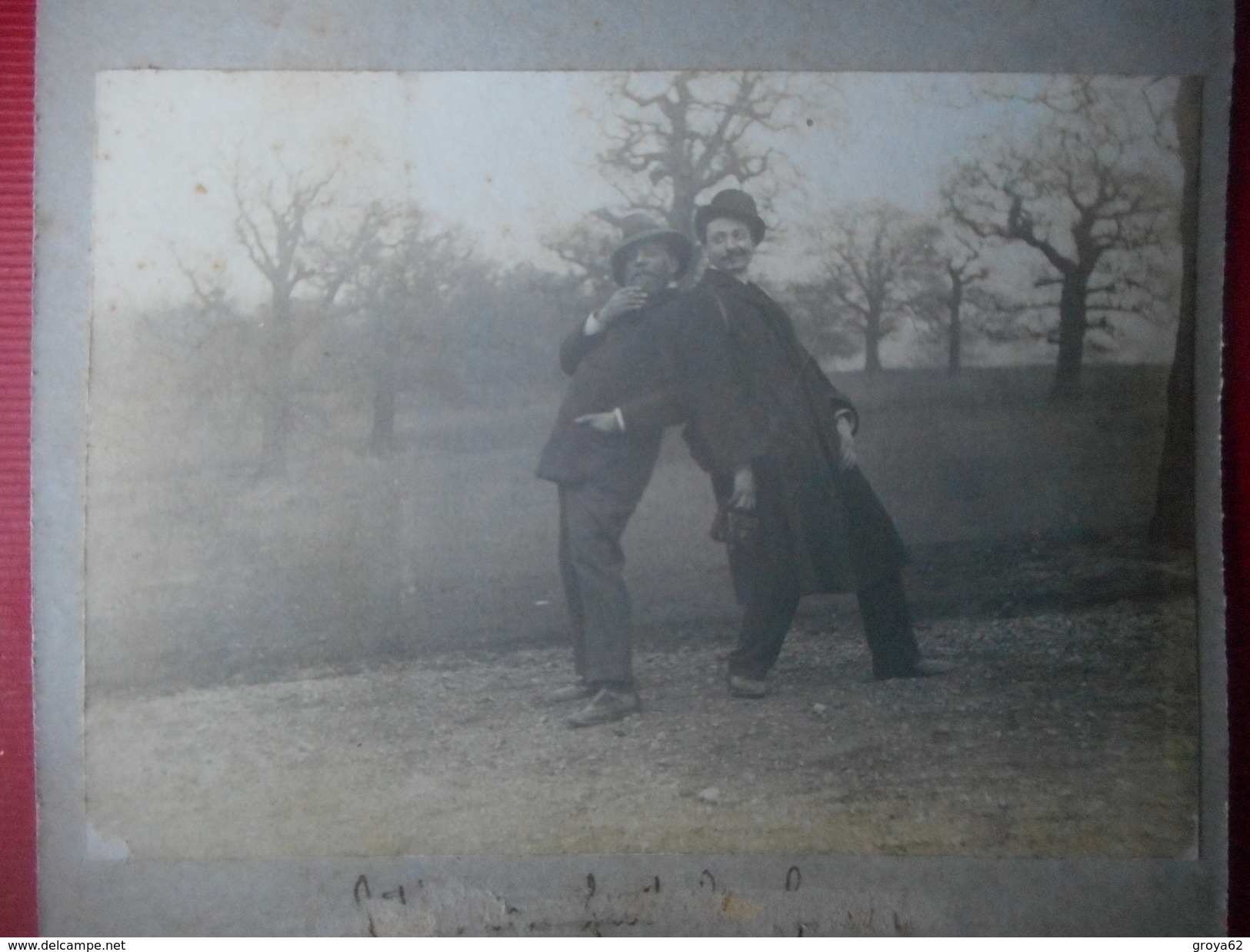 PHOTOGRAPHIE ANCIENNE 1902 - 8x11 -  ANGLETERRE  LA TAMISE à RICHMOND Bateaux (PORTRAIT) - Lieux