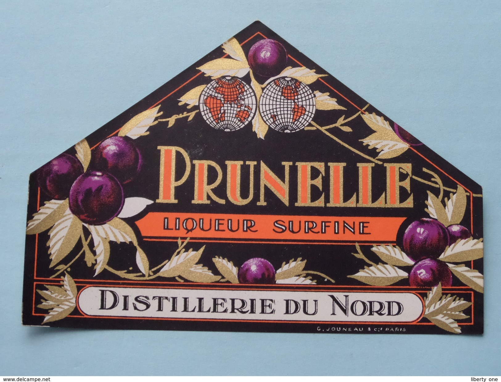 PRUNELLE Liqueur Surfine Distillerie Du Nord - Jouneau ( Details Op Foto ) !! - Other & Unclassified