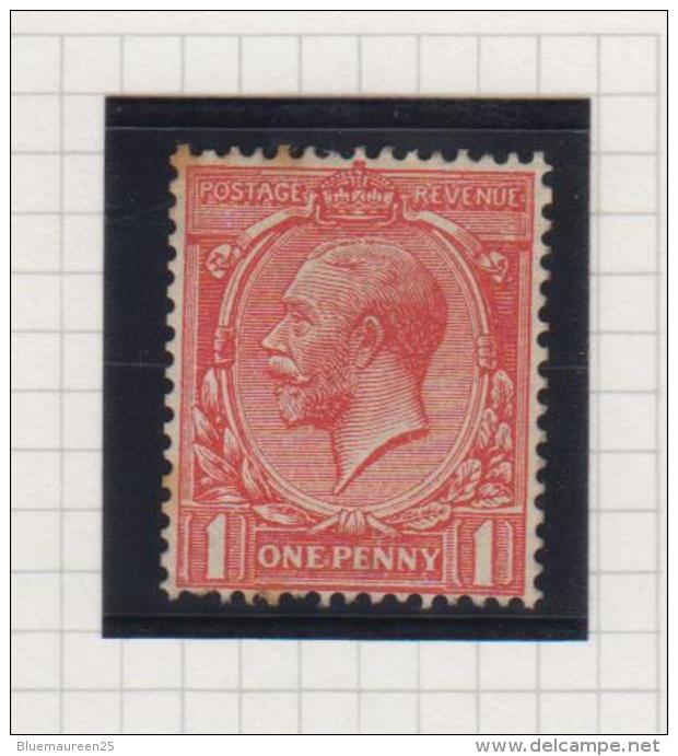 Profile Head - King George V - Unused Stamps