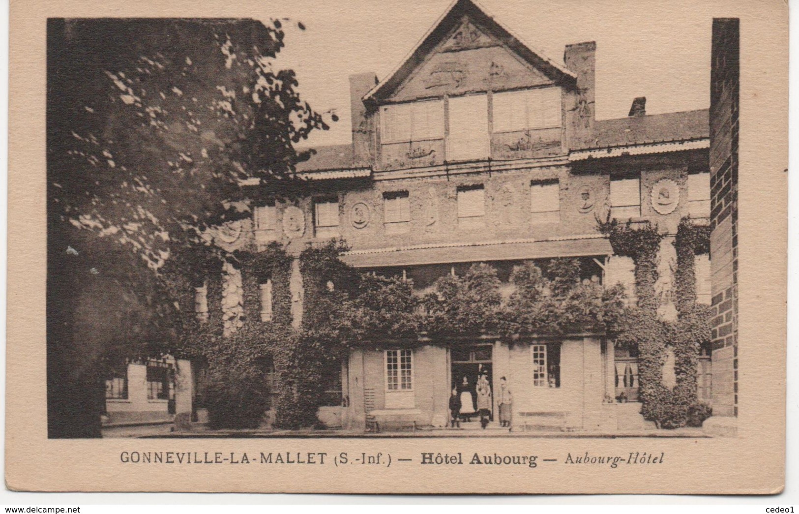 GONNEVILLE LA MALLET  HOTEL AUBOURG - Autres & Non Classés