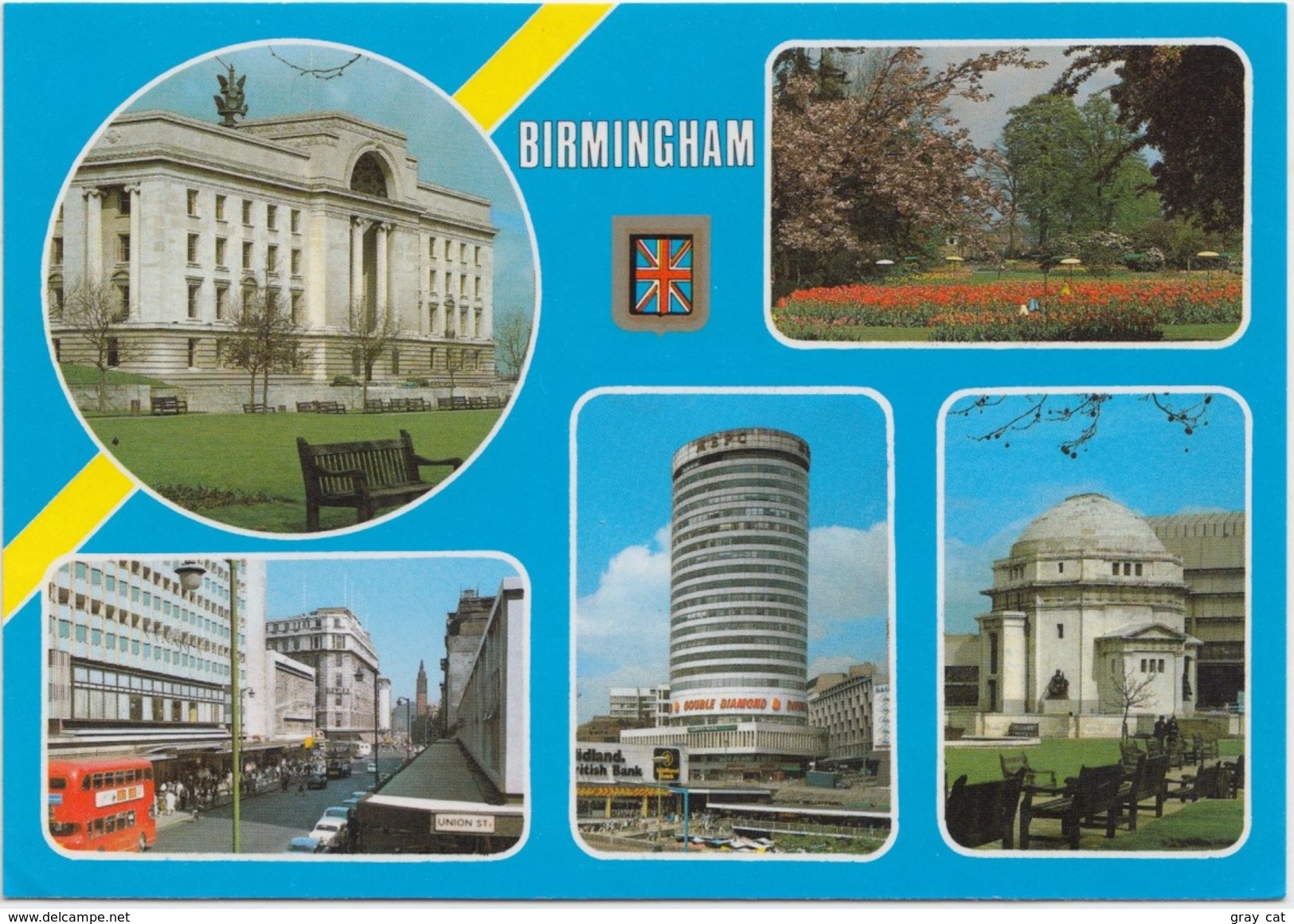 BIRMINGHAM, UK, Multi View, Used Postcard [20070] - Birmingham