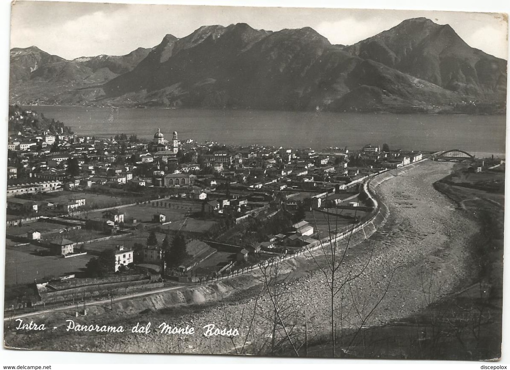 Y3179 Verbania - Intra - Lago Maggiore - Panorama Dal Monte Rosso / Viaggiata 1953 - Verbania