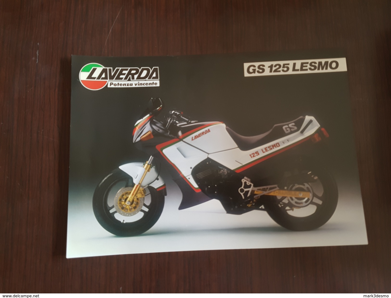 3) Laverda GS 125 Lesmo 1986 Depliant Originale Moto - Genuine Brochure - Motorrad Originalprospekt - Motores