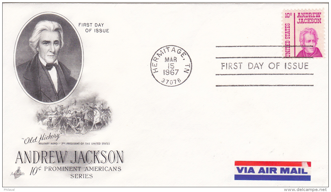 FDC  Andrew Jackson - 15 Mar 1967 - 1961-1970