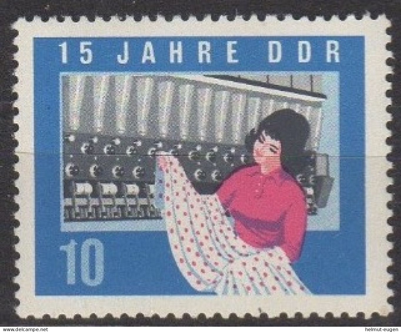 MiNr. 1073 Deutschland Deutsche Demokratische Republik    1964, 6. Okt. 15 Jahre DDR. - Ungebraucht