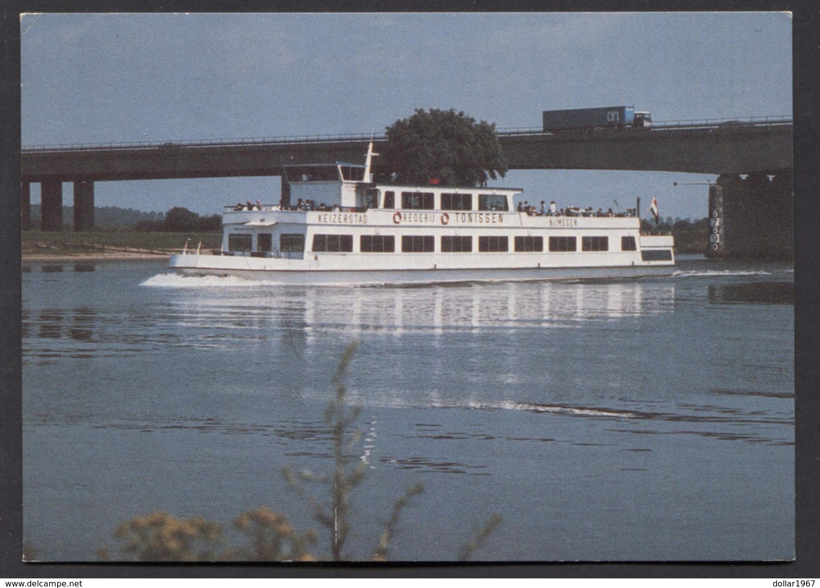 M.P.S "Keizerstad " Nijmegen. -  NOT Used -  See The 2  Scans For Condition. ( Originalscan !!! ) - Steamers