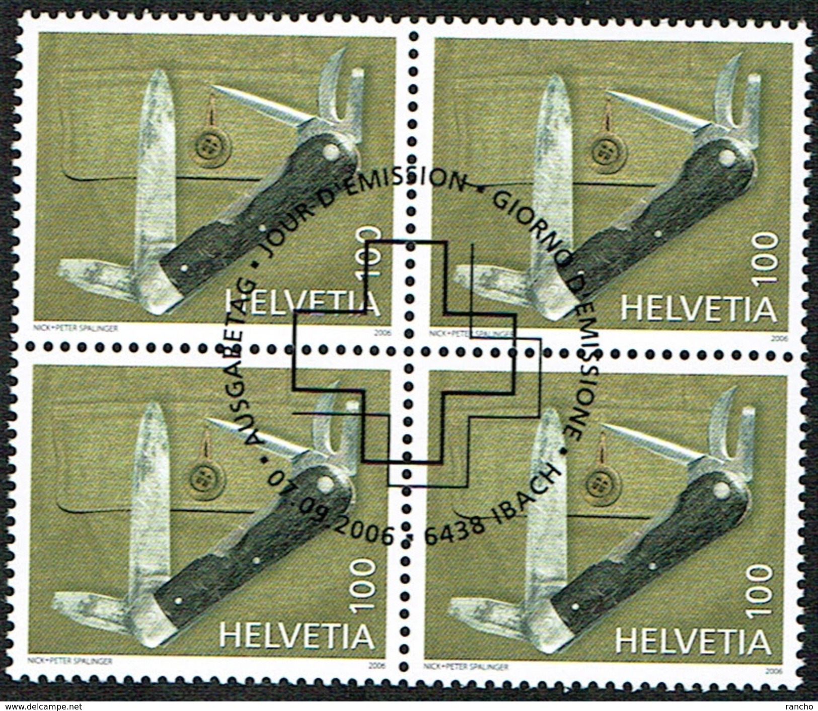 SERIE 2xBLOCS DE 4 DE COLLECTIONS OBLITERES 1er/J.2006. C/.S.B.K. Nr:1209/1210. Y&TELLIER Nr:1906/07. MICHEL Nr:1980/81. - Used Stamps