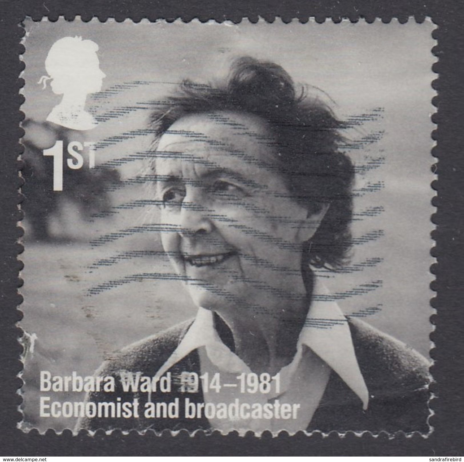 GREAT BRITAIN - 2014   Remarkable Lives - Barbara Ward 1st  SG3580 Fine Used - Used Stamps