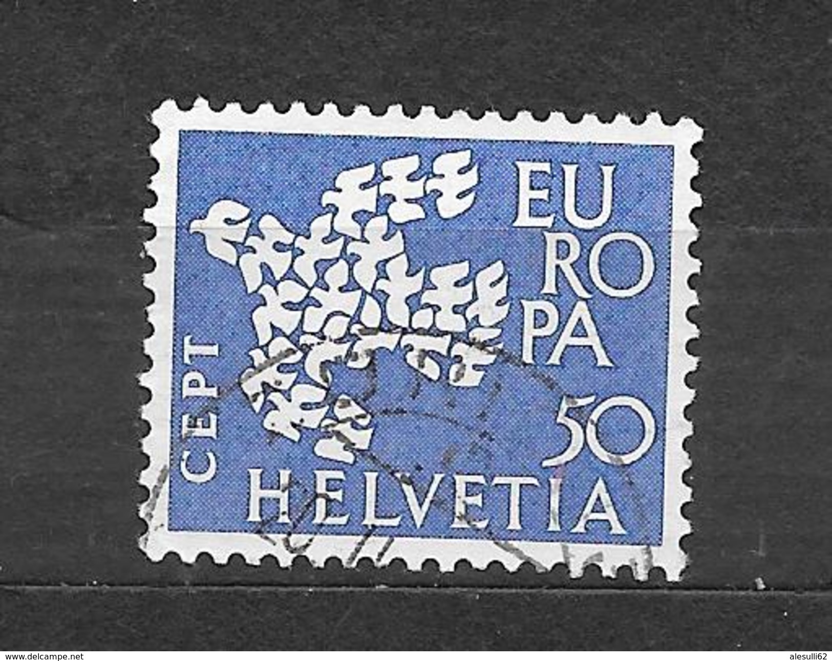 SVIZZERA  Suisse Helvetia   Europa N. 683/US  -1961 - Gebraucht