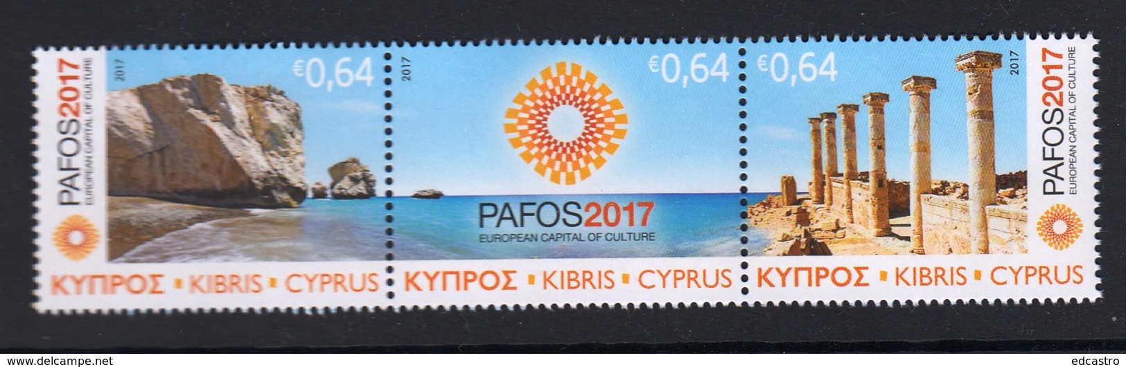 CYPRUS 2017  PAFOS ARCHEOLOGY - Unused Stamps