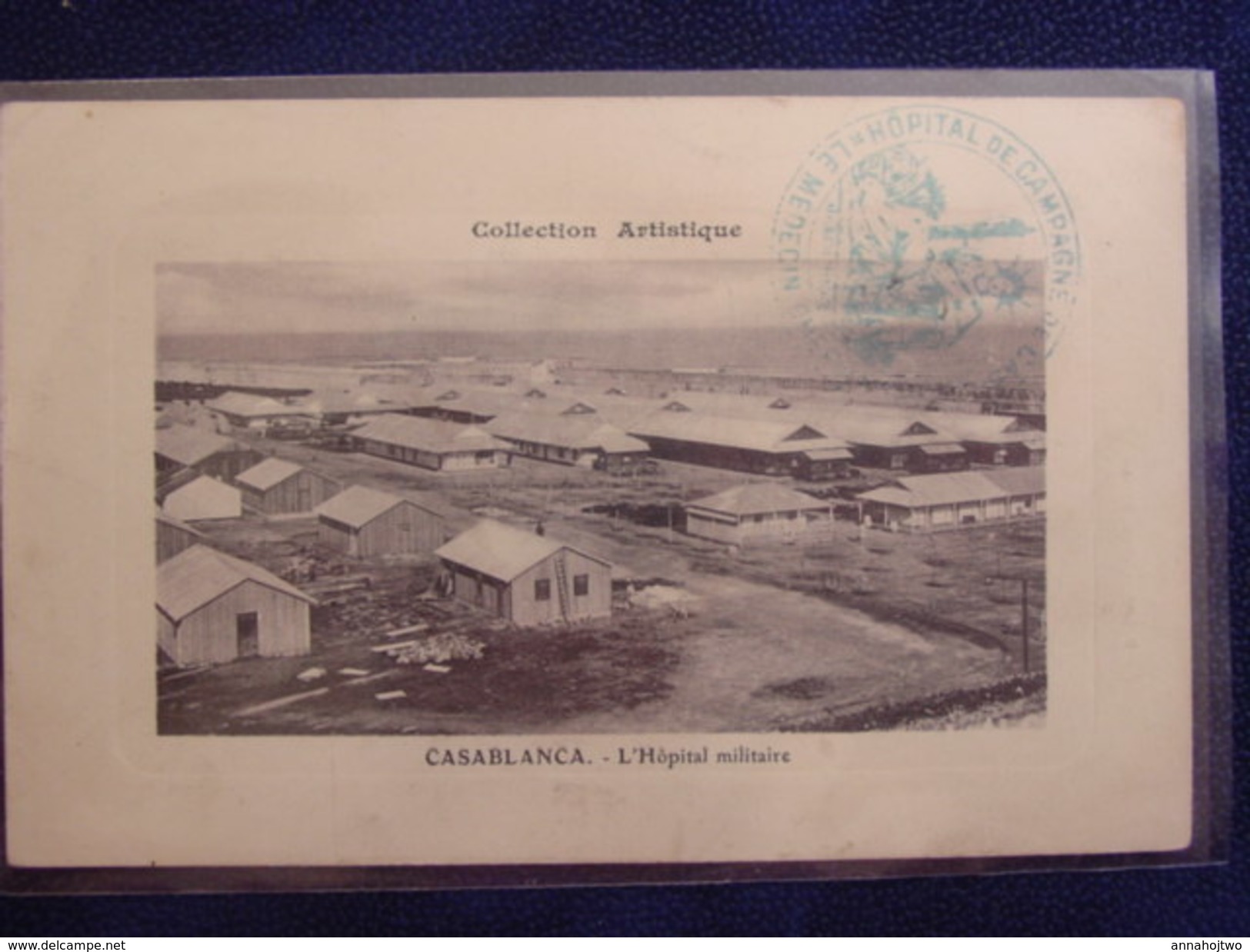 MAROC - ** CASABLANCA - L'Hôpital Militaire ** Carte En Franchise Av. Cachet Du Médecin Chef De L'Hôpital De Campagne... - Casablanca