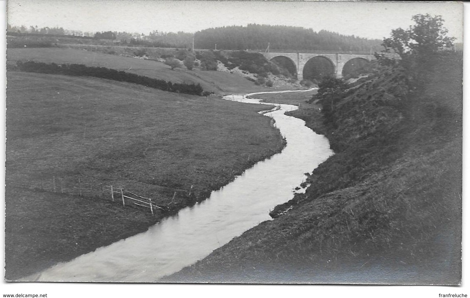 WEYWERTZ (4750) Wévercé Viaduc Et La Roer ( PHOTO CARTE ) - Butgenbach - Buetgenbach