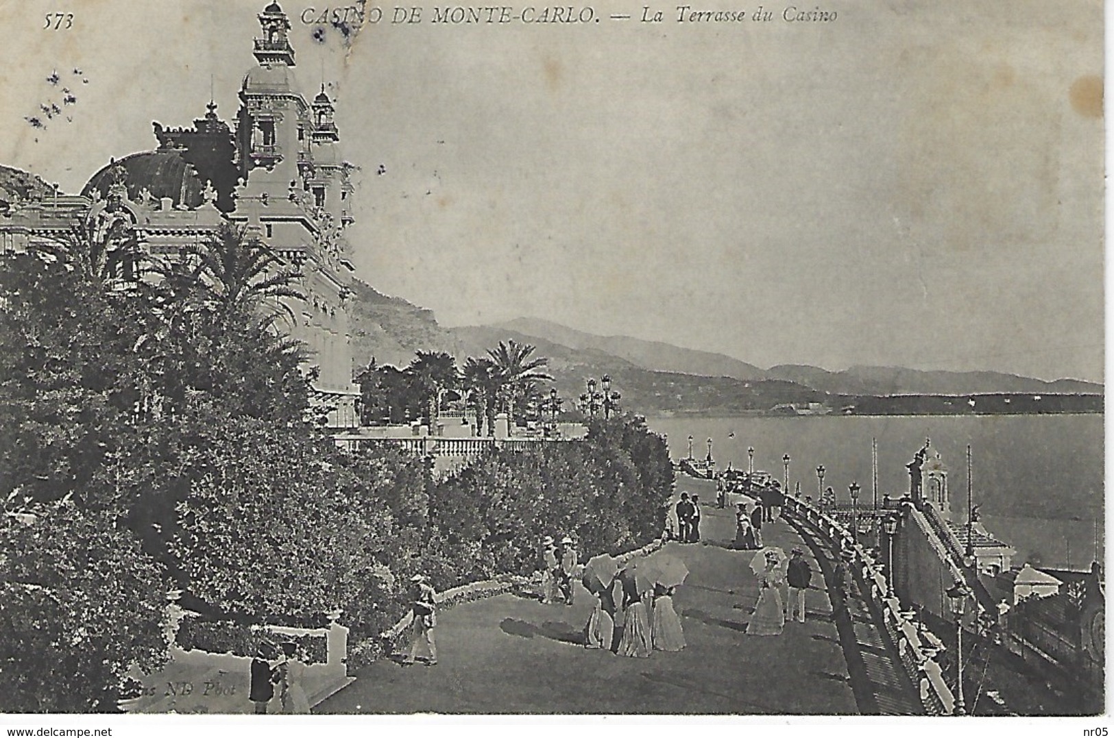 CPA MONACO -  Casino De MONTE CARLO - Les Terrasses Du Casino - Terraces