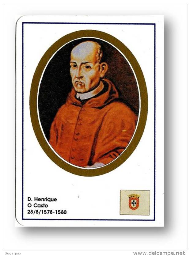 D. HENRIQUE - O Casto - 1578/1580 - N.&ordm; 17 -  Monarquia Reis De Portugal Kings Rois - 1993 - Petit Format : 1991-00