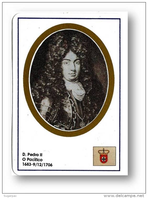 D. PEDRO II - O Pacífico - 1683/1706 - N.&ordm; 24 -  Monarquia Reis De Portugal Kings Rois - 1993 - Formato Piccolo : 1991-00
