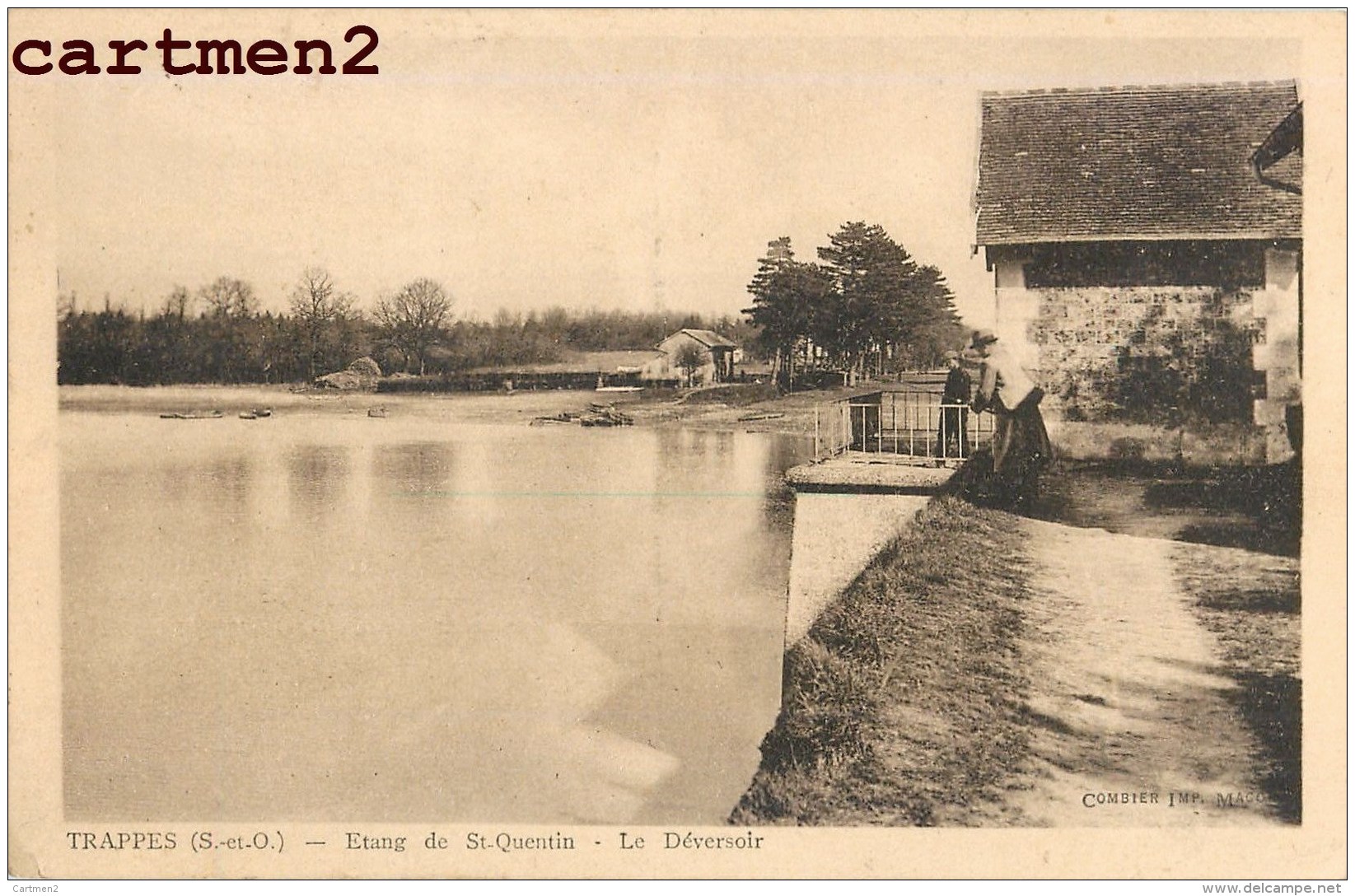 TRAPPES ETANG DE ST-QUENTIN LE DEVERSOIR 95 - Trappes