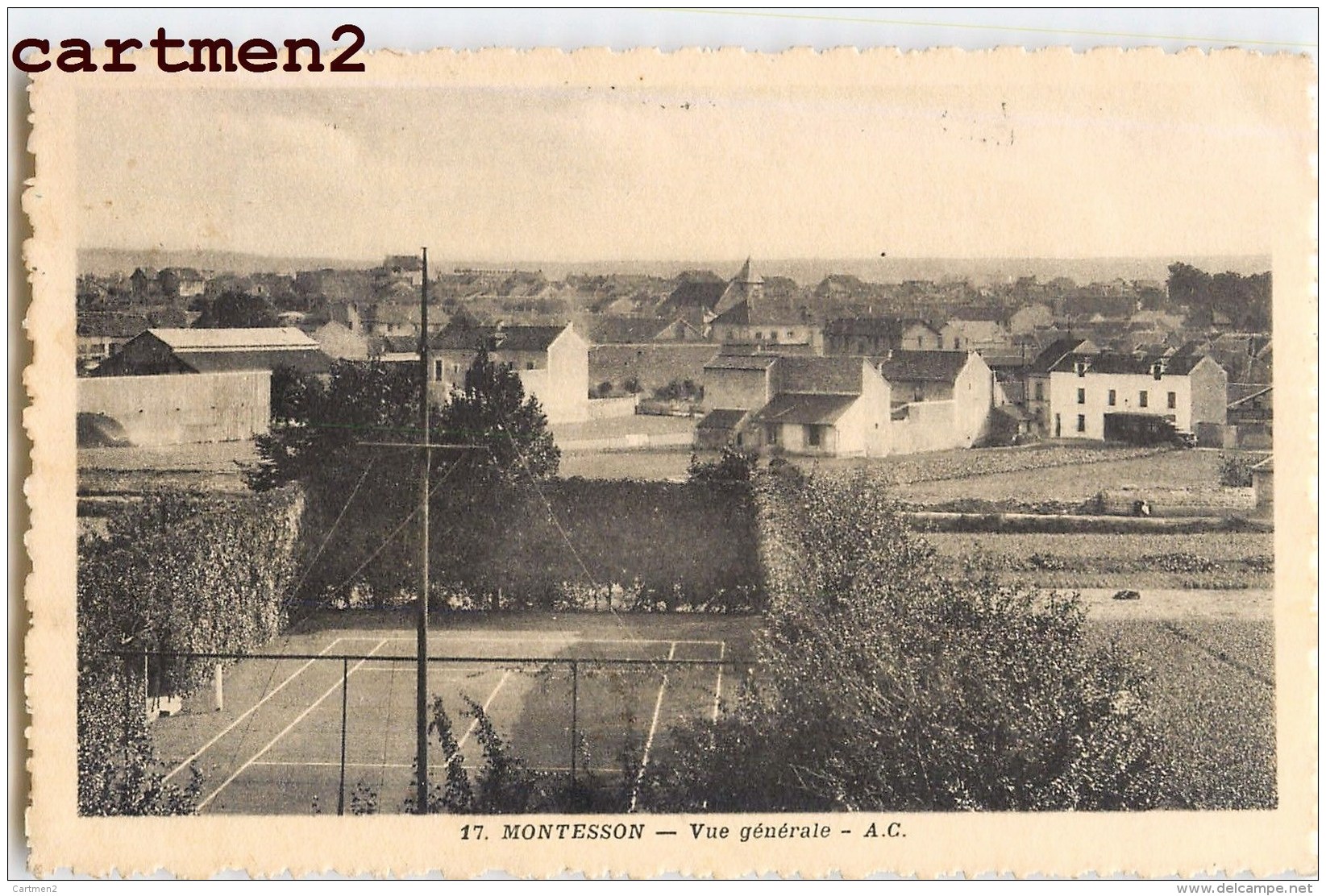 MONTESSON LE TENNIS VUE GENERALE 78 YVELINES - Montesson