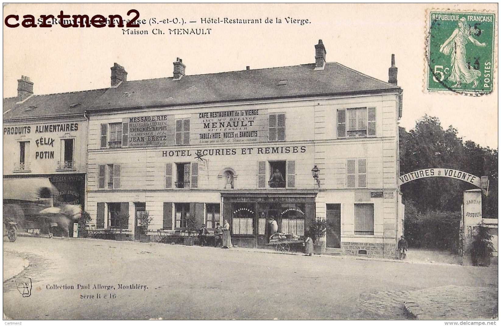 SAINT-REMY-LES-CHEVREUSE HOTEL RESTAURANT DE LA VIERGE MAISON CH. MENAULT HOTEL 78 YVELINES - St.-Rémy-lès-Chevreuse