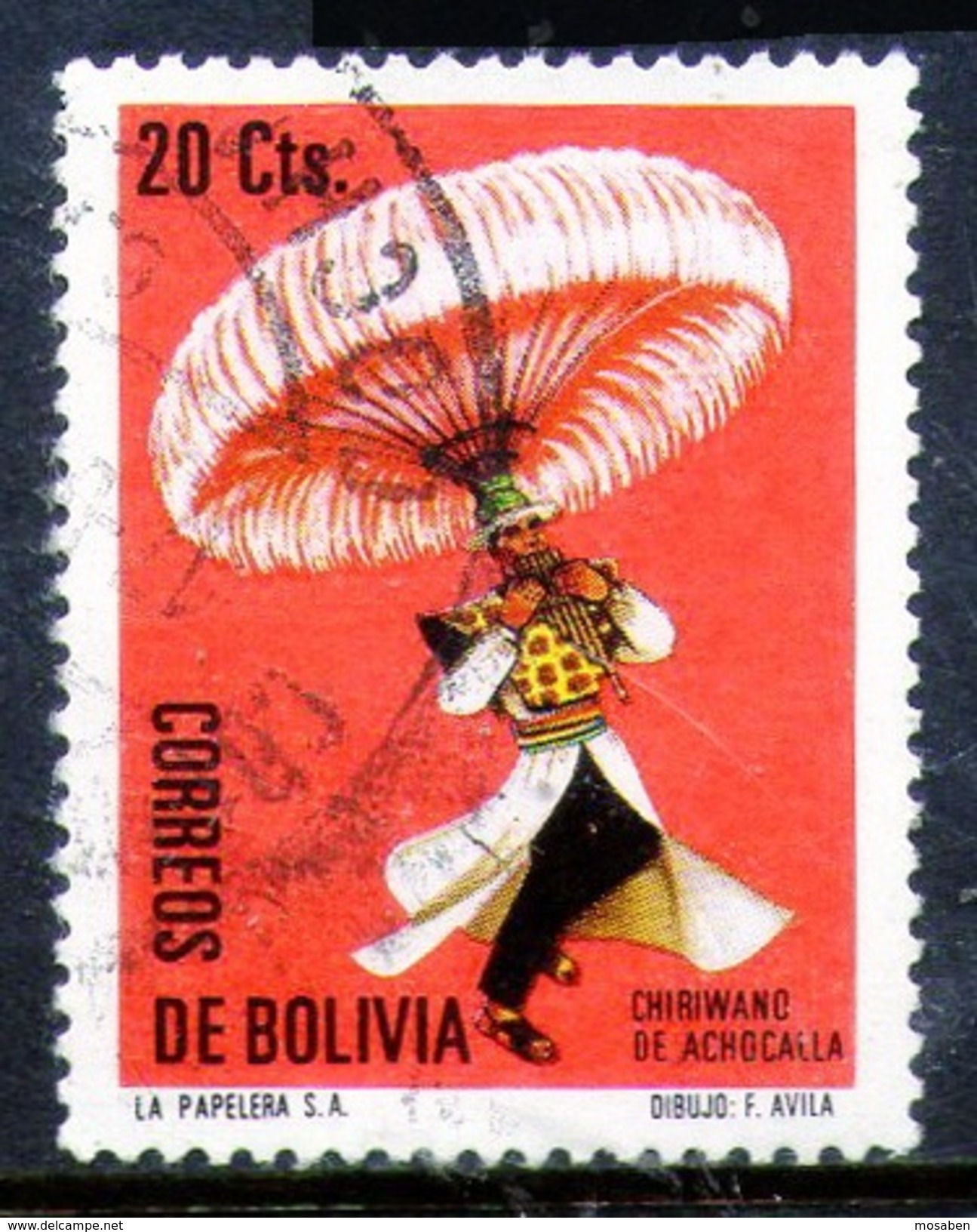 BOLIVIA	-	Yv. 506	-				BOL-9182 - Bolivia