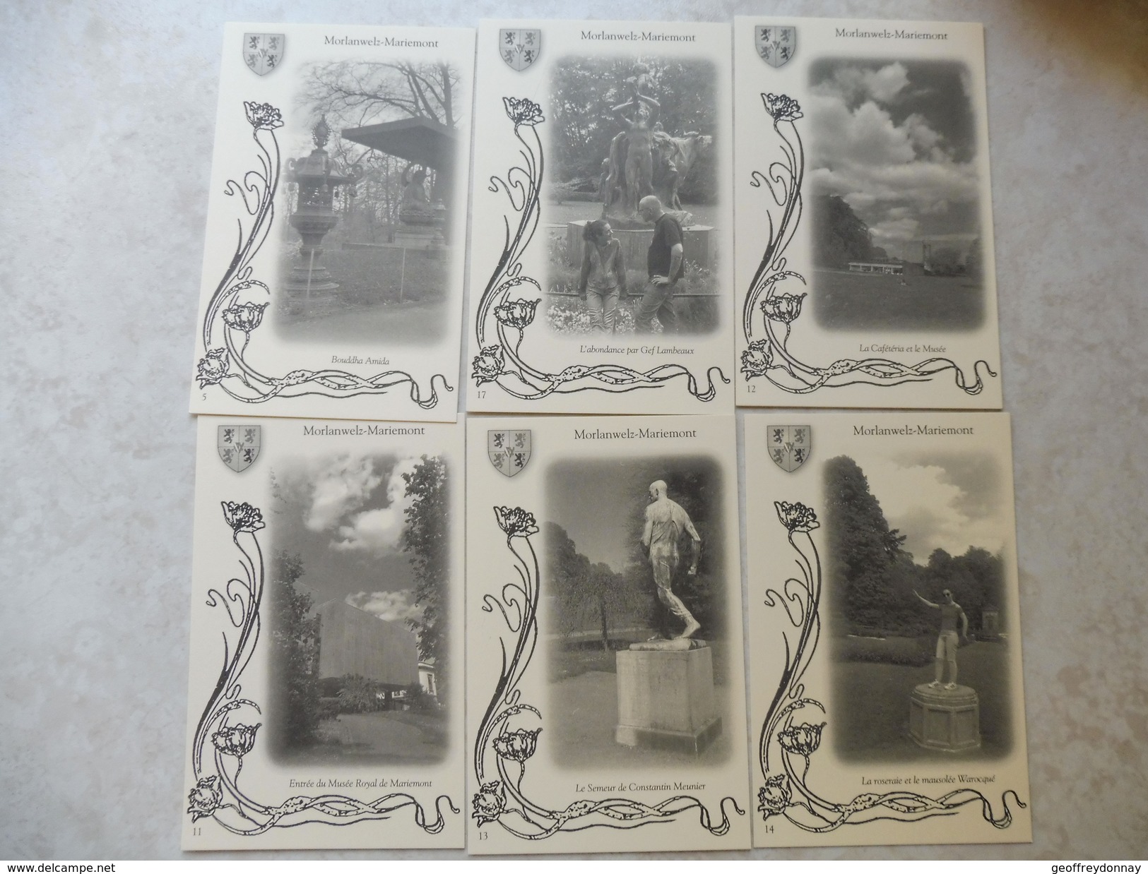 18 Cartes Postales  Neuve Edition Limitée A 250 Exemplaire !!!!!   Morlanwelz Mariemont - Morlanwelz