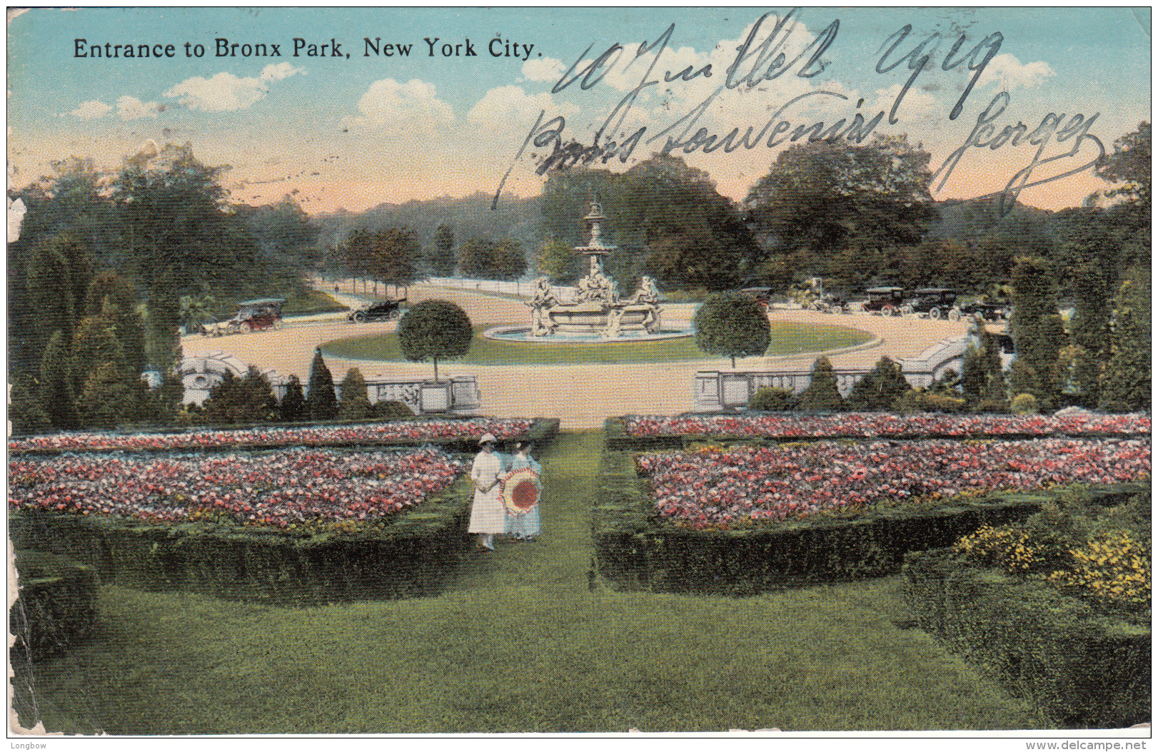 New York City Entrance To Bronx Park - Parchi & Giardini
