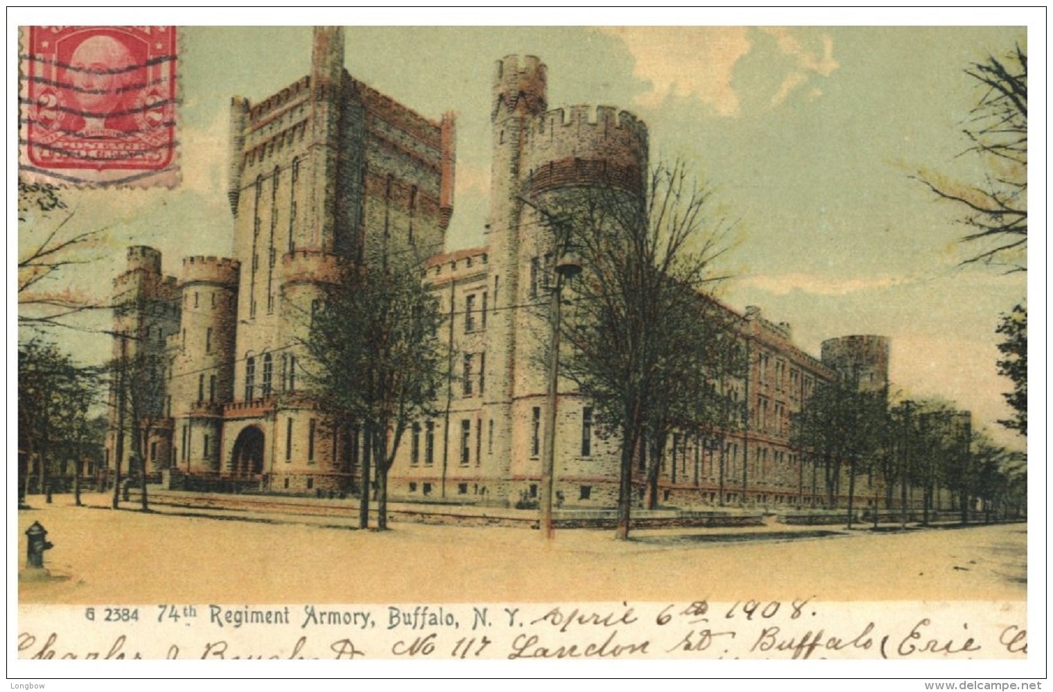 74th Regiment Armory Buffalo N Y 1908 - Buffalo