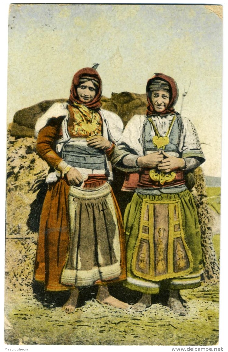 MACEDONIA  Donne Macedoni  Costumi Tipici - Macedonia Del Nord