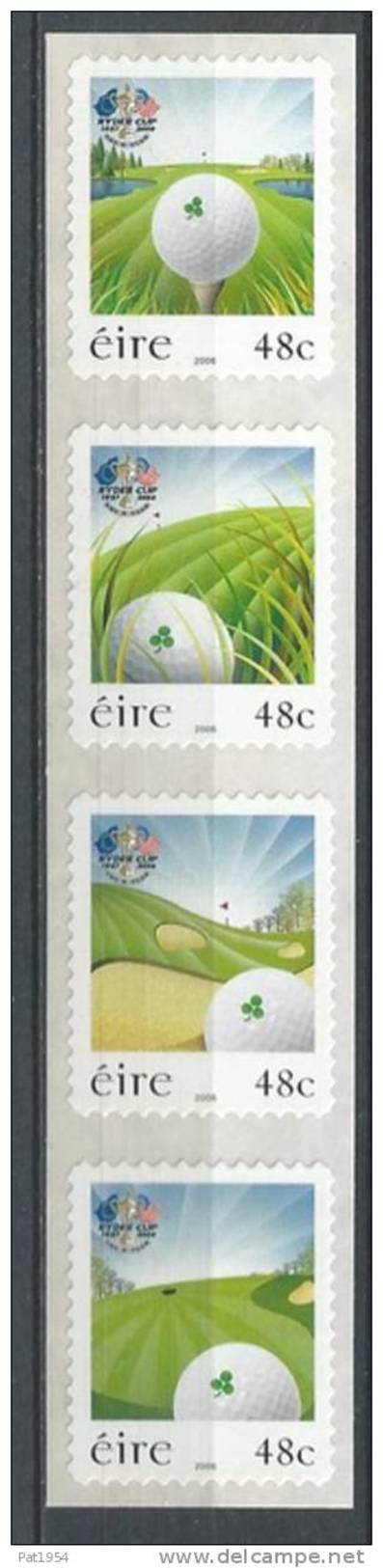 Irlande 2006 N°1721/1724 Adhésifs Neufs **  Ryder Cup Golf - Neufs