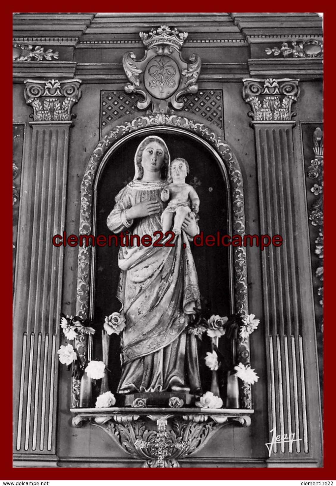 Plogoff * La Statue De Notre Dame De Bon Voyage  ( Scan Recto Et Verso ) - Plogoff