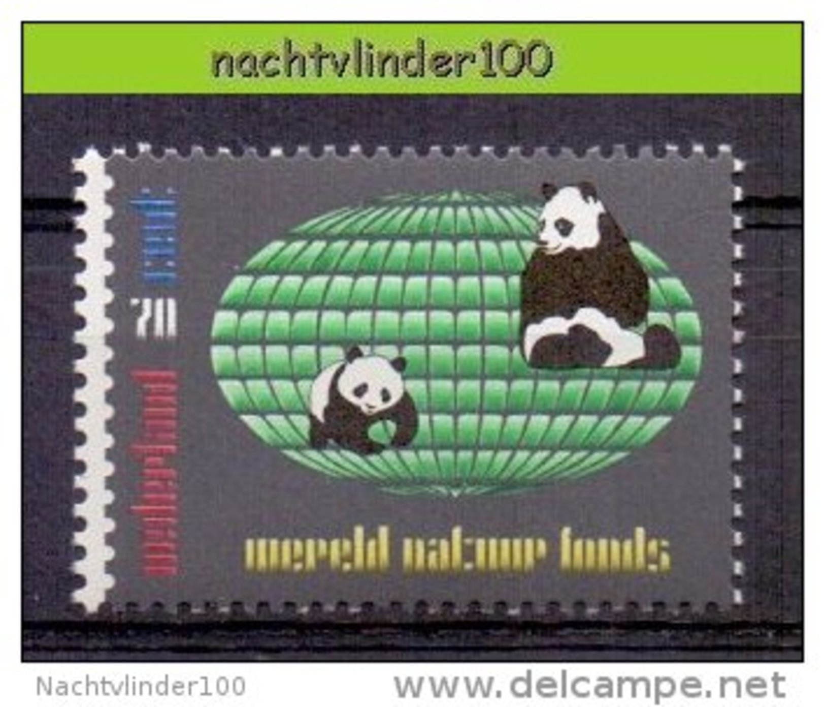 Mwe016s WWF FAUNA ZOOGDIEREN REUZENPANDA GIANT PANDA MAMMALS NEDERLAND 1984 PF/MNH - Unused Stamps