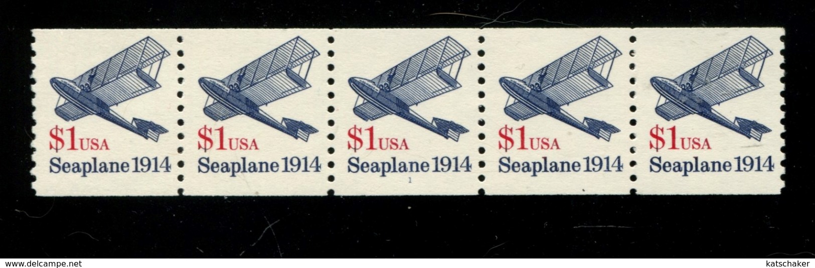 450354148 USA 1990 POSTFRIS MINTNEVER HINGED POSTFRISH EINWAND FREI NEUF SCOTT 2468 ¨PLAAT 1 - Rollini (Numero Di Lastre)