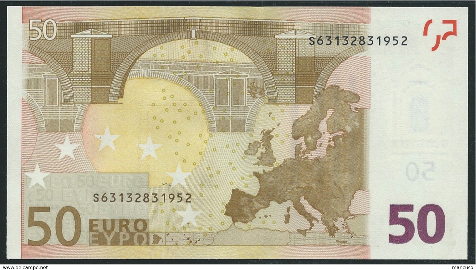 S  ITALIA 50 EURO F004 - TRICHET   FDS/UNC/NEUF - 50 Euro