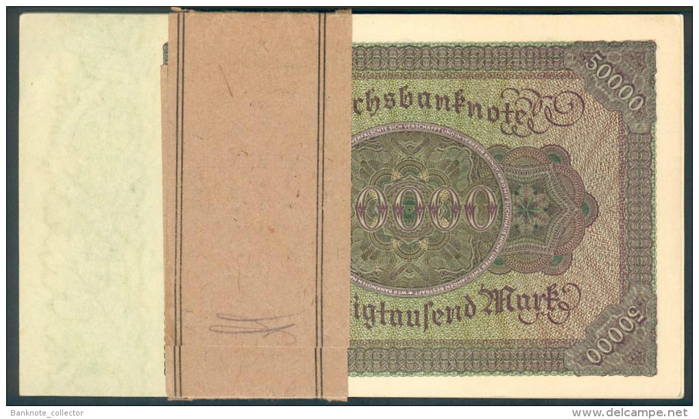 Deutschland, Germany - 50000 Mark, Reichsbanknote, Ro. 78 ,  ( Serie D  ) UNC, 1922 ! - 50.000 Mark