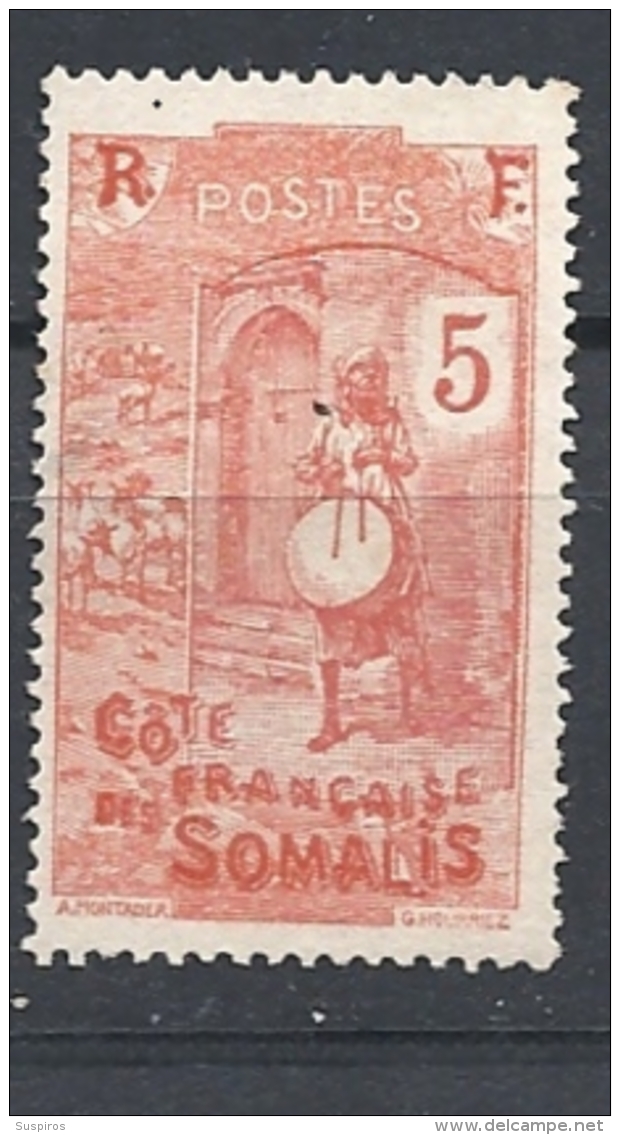 COSTA DEI SOMALI   - 1915 -1922 Drummer  HINGED - Used Stamps