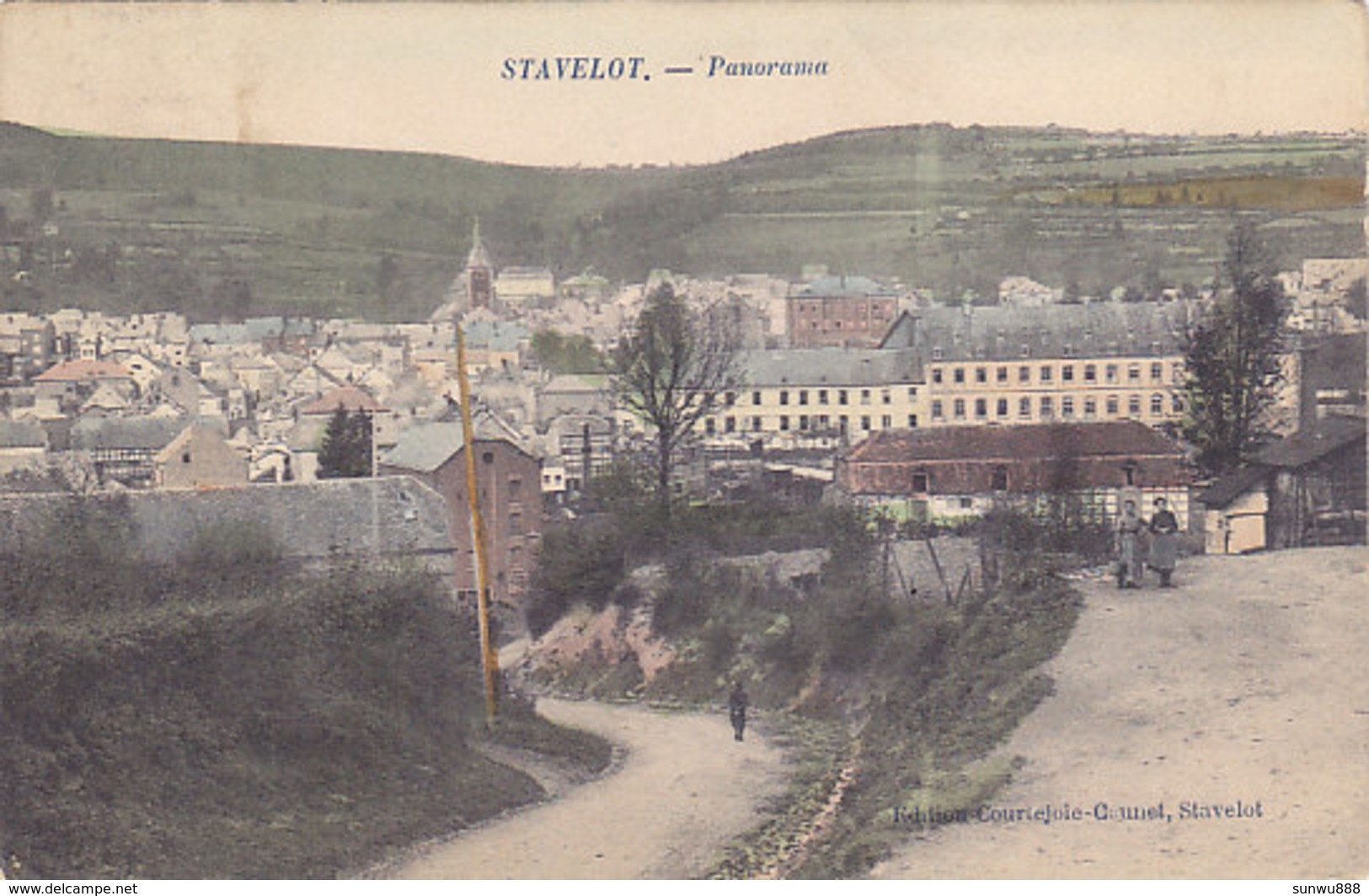 Stavelot - Panorama (colorisée, Animée, Edition Courtejoie-Gounet, Marco Marcovici) - Stavelot