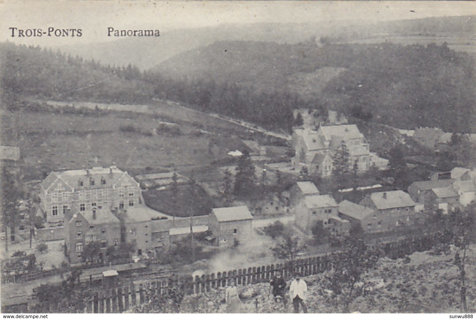 Trois-Ponts - Panorama (animée, Edit Coop. 1920 Vue Sur Gare ?) - Trois-Ponts