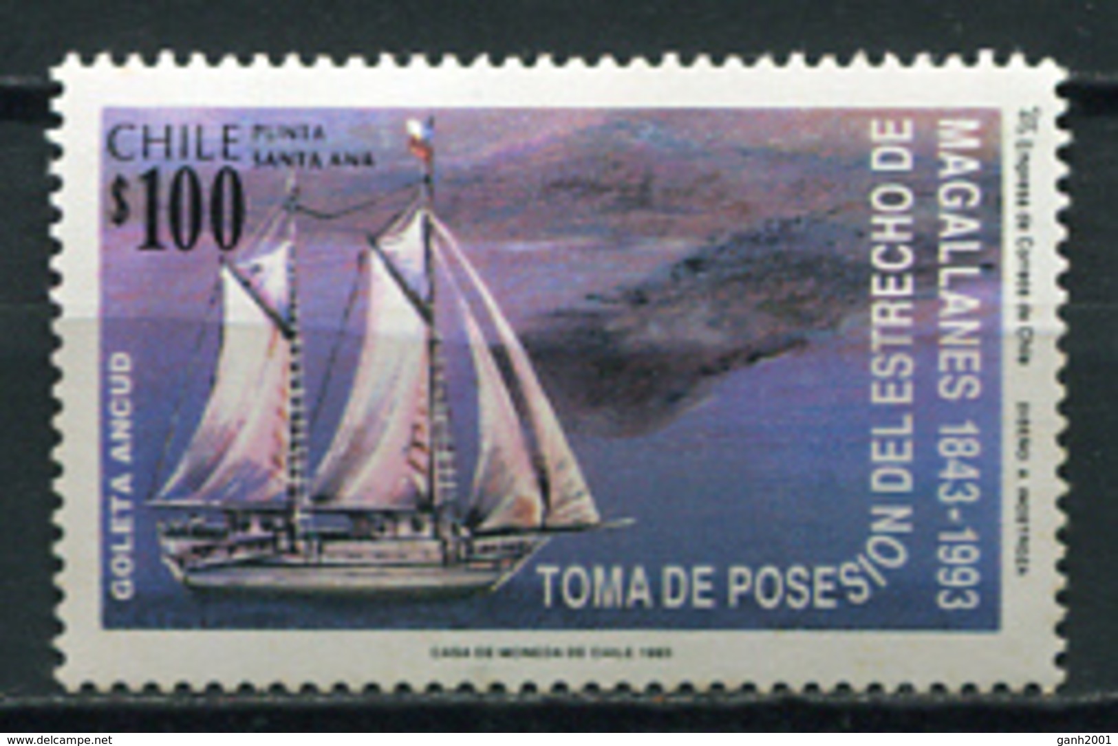 Chile 1993 / Ships MNH Barcos Bateaux Schiffe / Cu3622  32 - Ships