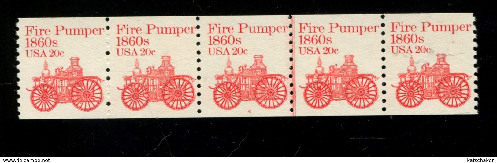 450368069 USA 1981 POSTFRIS MINTNEVER HINGED POSTFRISH EINWAND FREI NEUF SCOTT 1908 PLAAT 4 - Roulettes (Numéros De Planches)