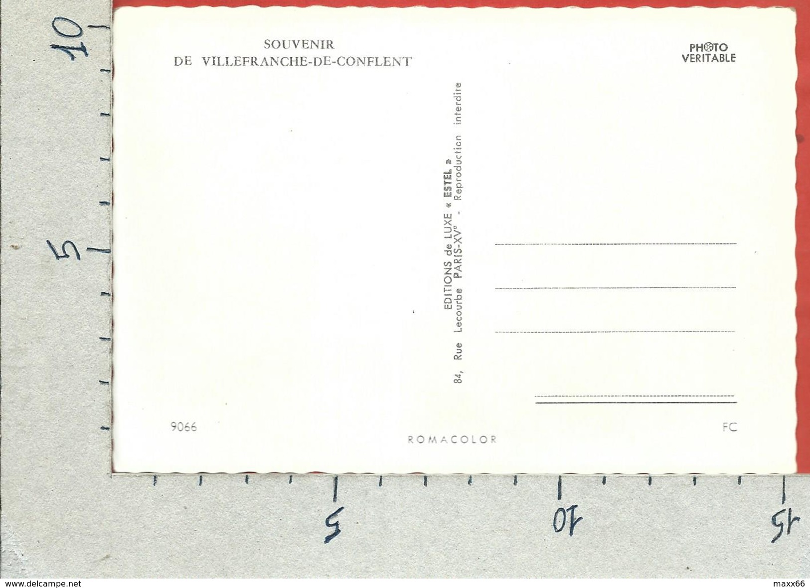 CARTOLINA NV FRANCIA - VILLEFRANCHE DE CONFLENT - Souvenir - Multivue - 10 X 15 - Altri & Non Classificati