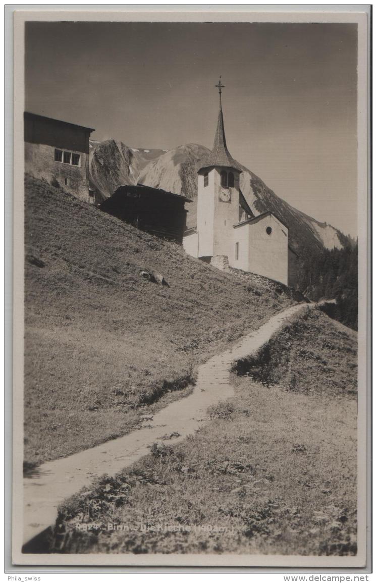 Binn - Die Kirche (1403 M) - Photo: Societe Graphique No. 9824 - Binn