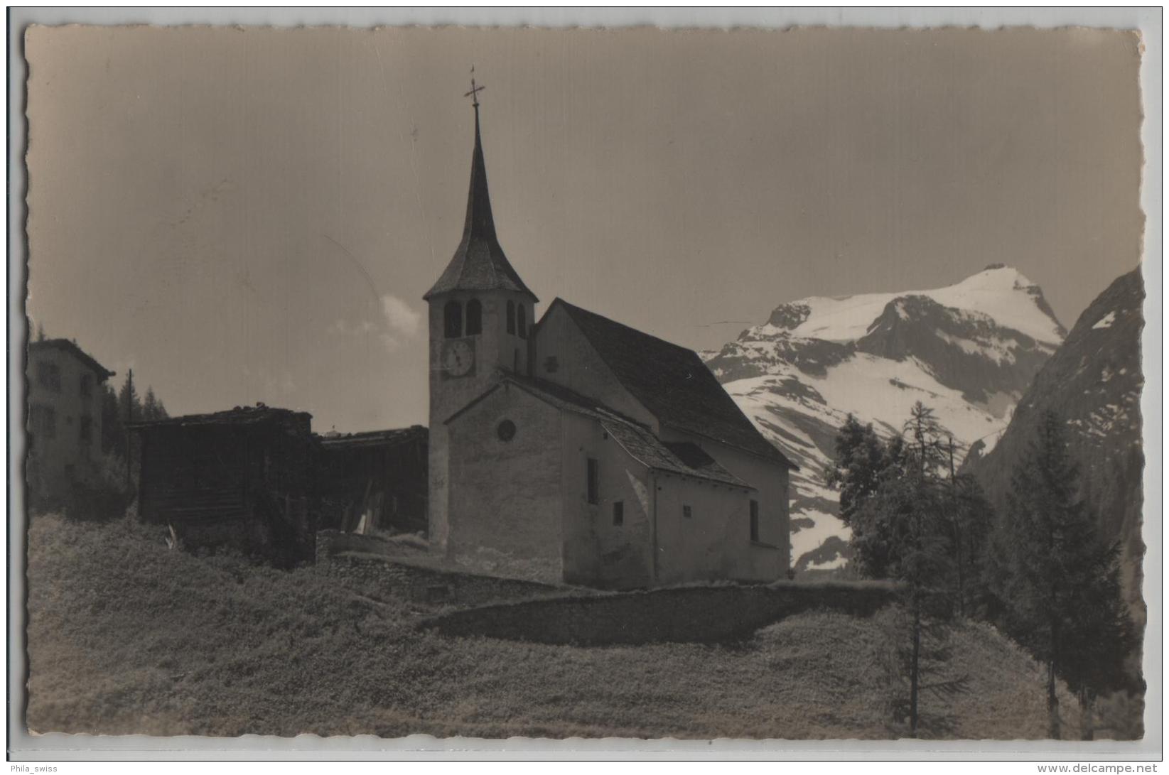 Binntal - Kirche In Binn - Photo: E. Gyger No. 8068 - Autres & Non Classés