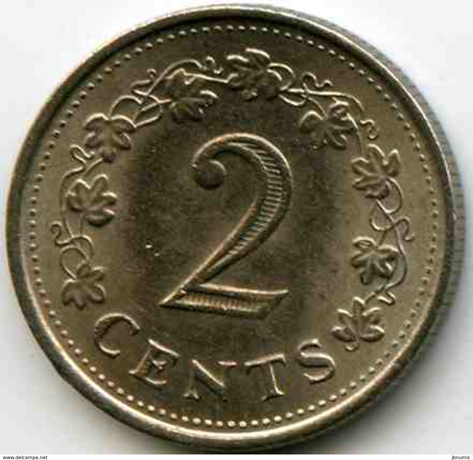 Malte Malta 2 Cents 1977 KM 9 - Malte