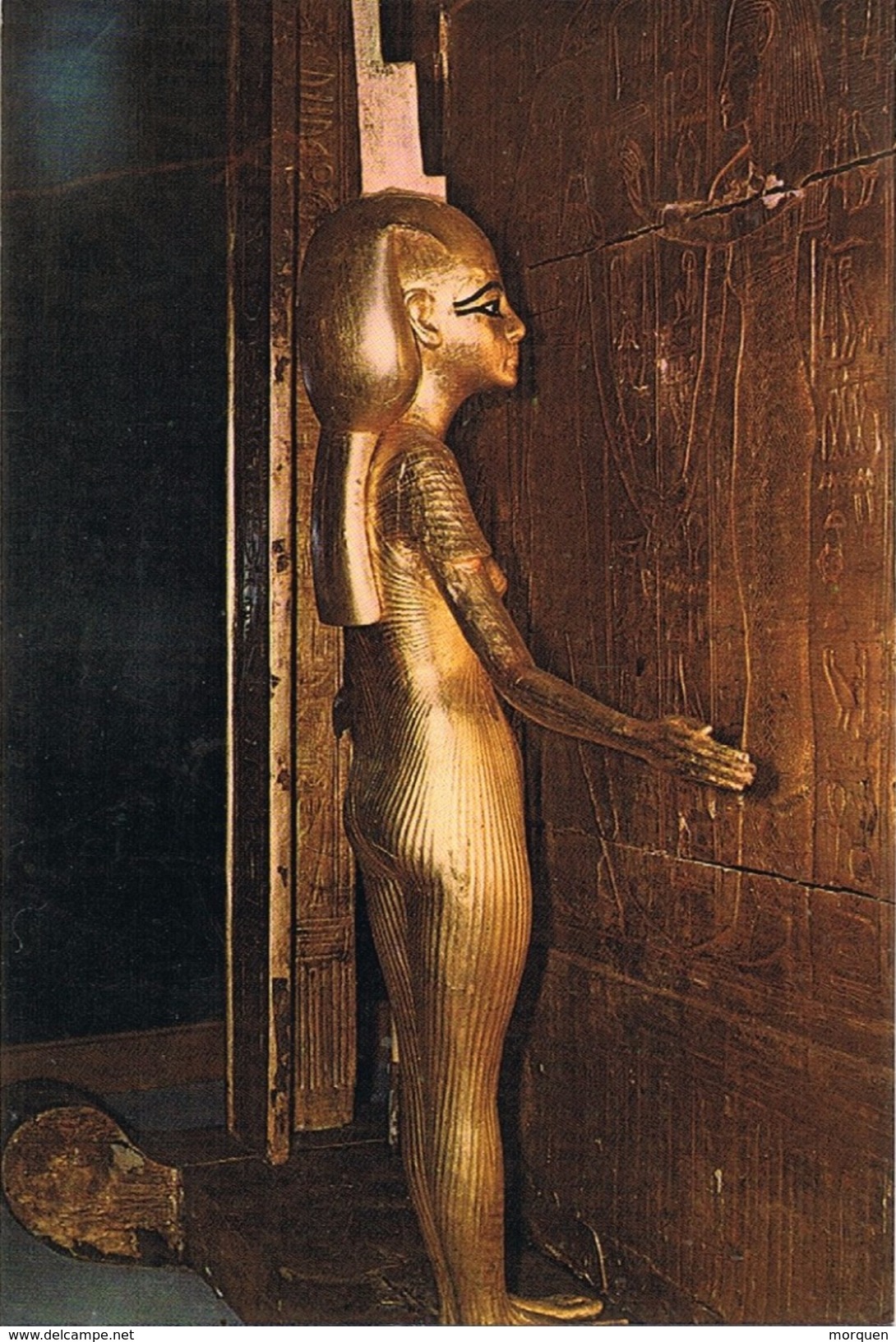 24346. Postal Tesoros De Tutankhamon, Estatua De Diosa Isis. Museo Cairo - Musées