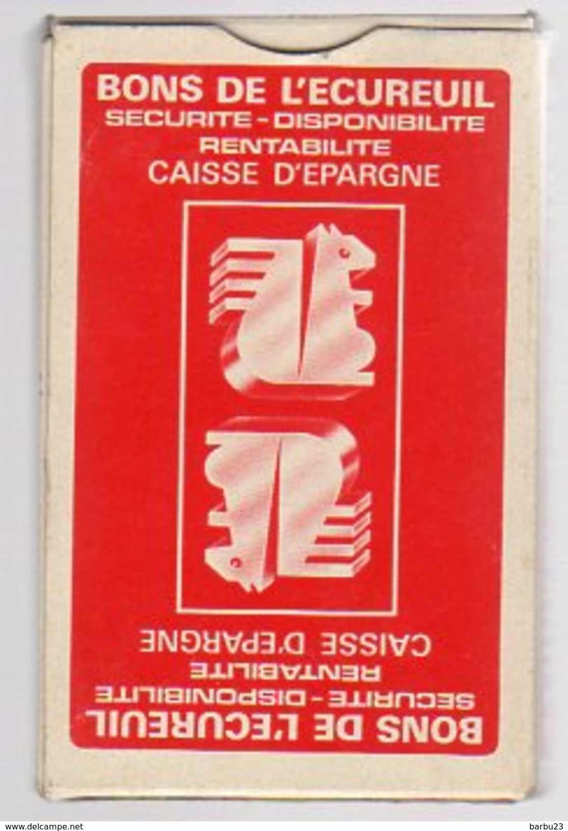 Jeu De 32 Cartes Neuves Sous Film Caisse D'Epargne Bons De L'ecureuil - Cartes à Jouer Classiques