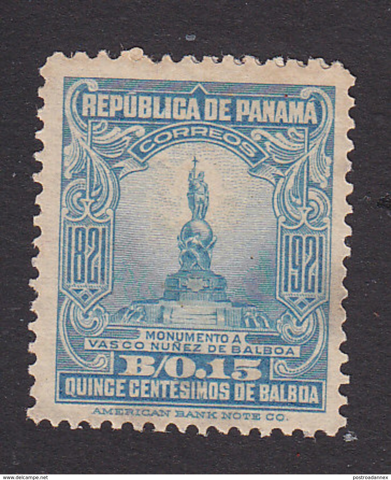Panama, Scott #228, Mint Hinged, Statue Of Balboa, Issued 1921 - Panama