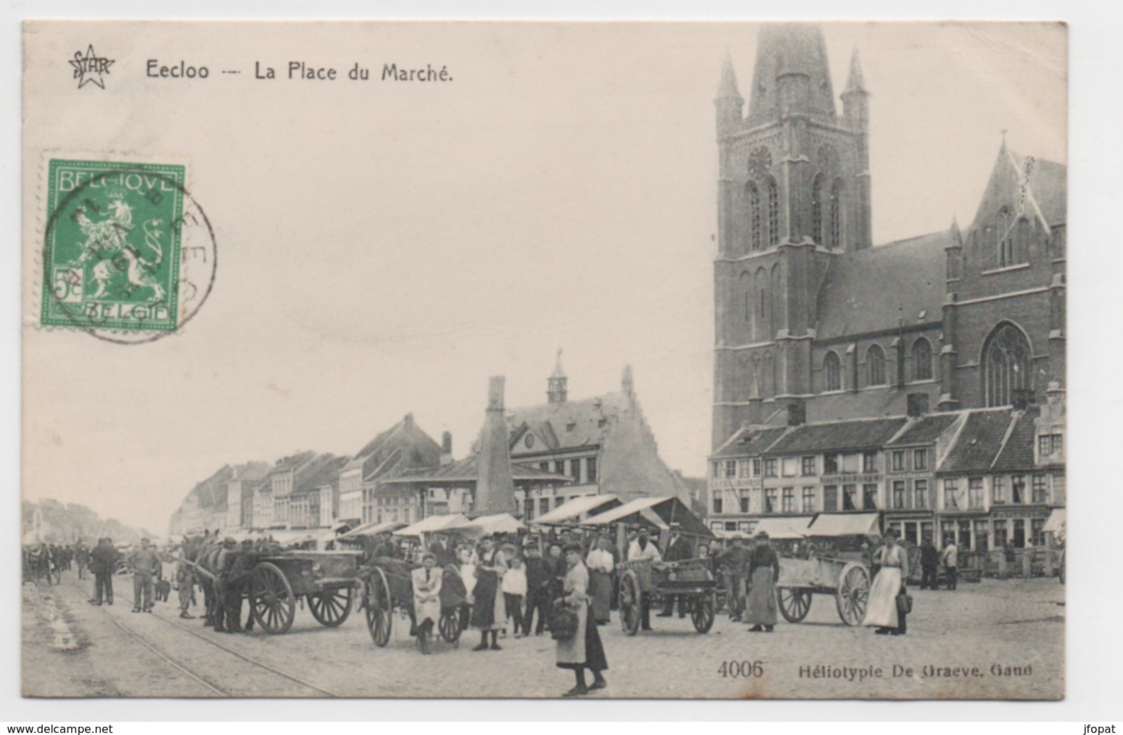 BELGIQUE - EECLOO La Place Du Marché - Eeklo