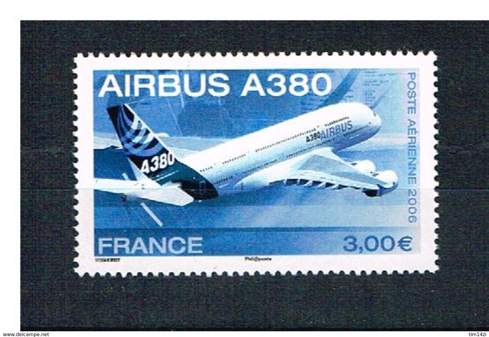 FRANCE - 2006 - N° 69-  POSTE AERIENNE - NEUF** - AVION AIRBUS A380 - Y & T -COTE :8,00 Euros - 1960-.... Mint/hinged